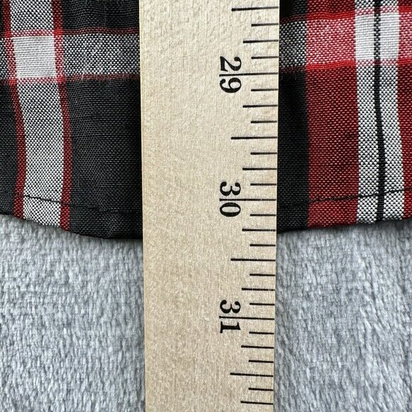 BLAC LAQUER Button Down Shirt Men’s Size Large Red Black Long Sleeve Date Night - Picture 7 of 11